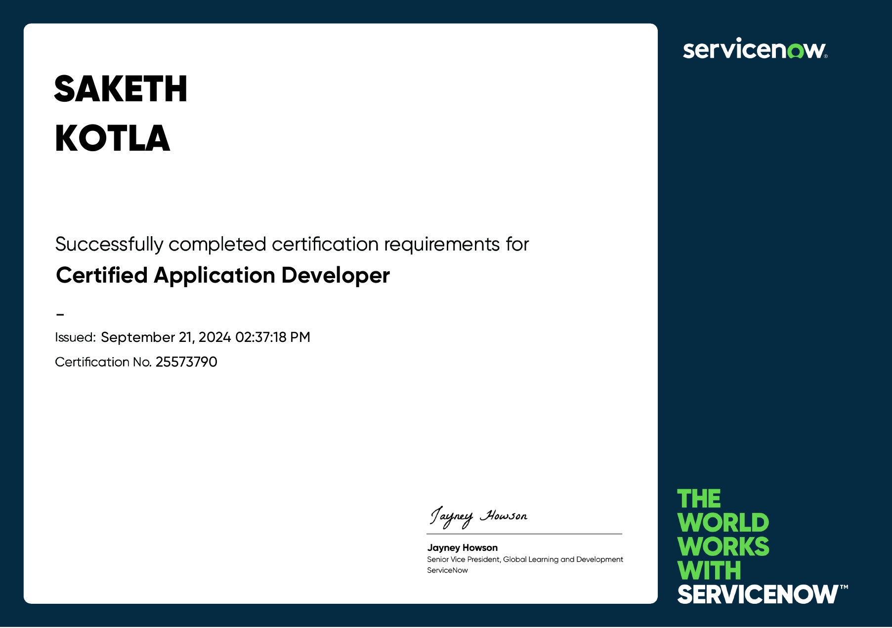 Certification 11